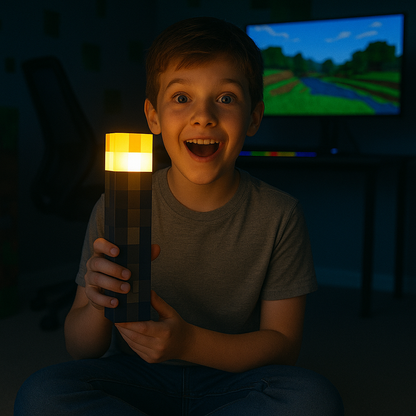 Antorcha - Lampara Minecraft® 4 colores en 1