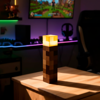 Antorcha - Lampara Minecraft® 4 colores en 1
